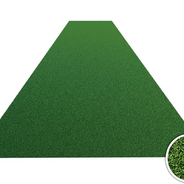 Unicolor sprinttrack kunstgras voor sportscholen GROEN | 200cm breed | Verschillende lengteopties