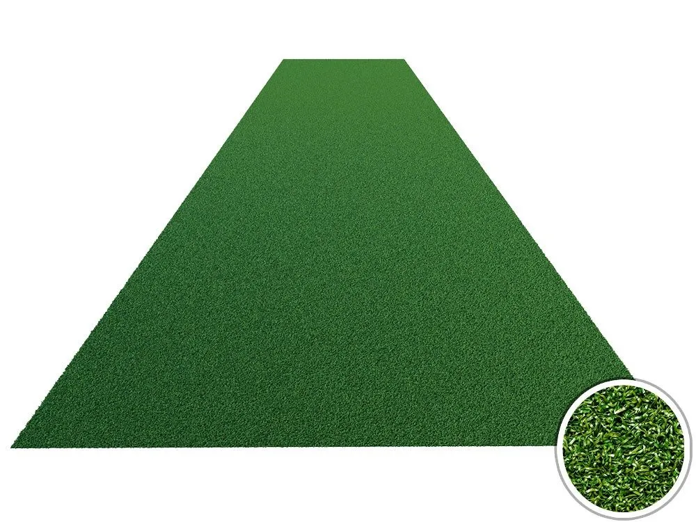 Unicolor sprinttrack kunstgras voor sportscholen GROEN | 200cm breed | Verschillende lengteopties