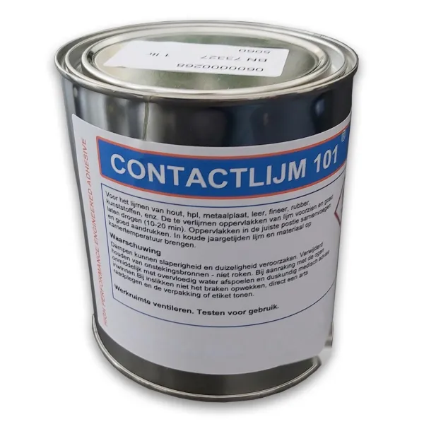 Contactlijm 101 – 1 ltr. blik – Professioneel gebruik