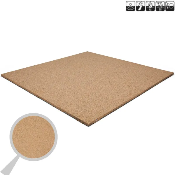 EasyConnect High Tech Rubber Fitness Tegel – Beach | 100x100cm | 2cm dik