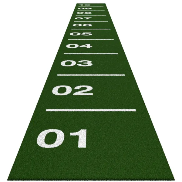 Impact sprinttrack kunstgras voor sportscholen GROEN | Verschillende breedte & lengte opties