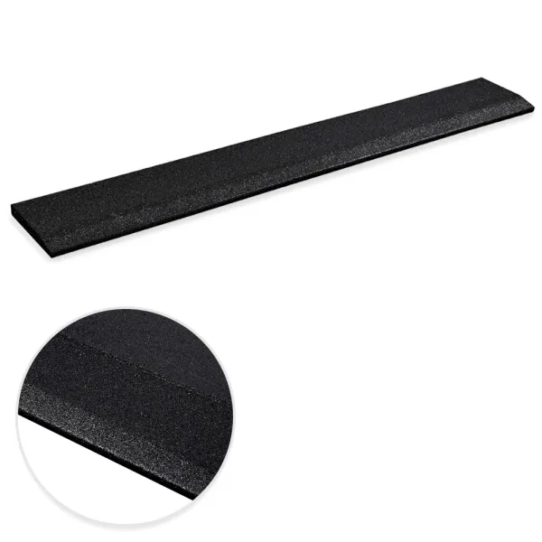 Rubber oploop/afwerk profiel | 13cm breed x 100cm lang | 2 cm dik
