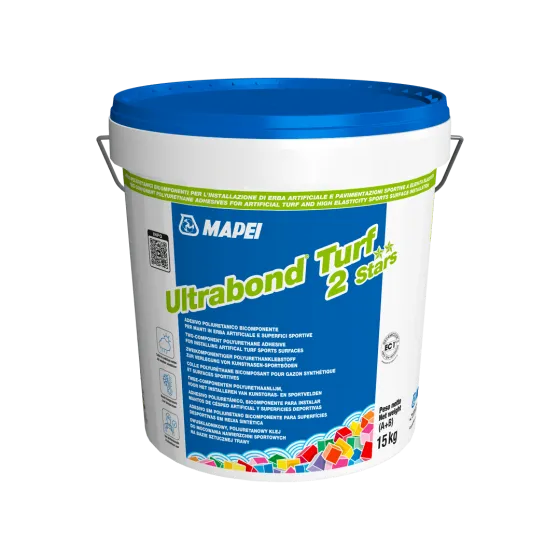 Ultrabond Turf 2 Stars – polyurethaanlijm voor het verlijmen van kunstgras en rubber – 15kg