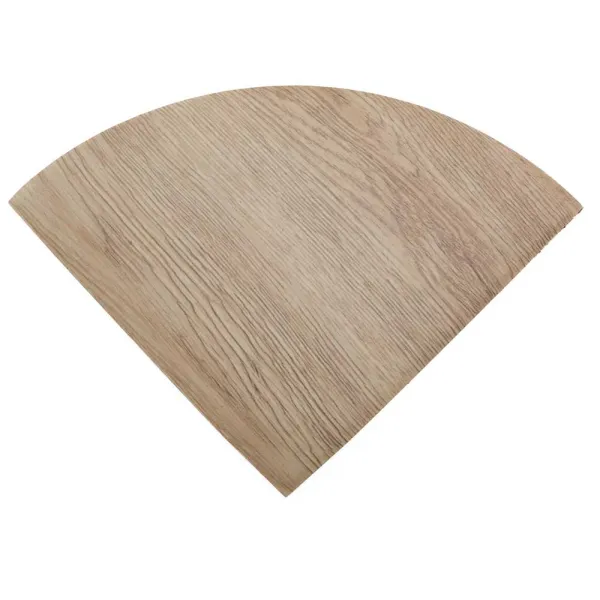 Houtlook rubber hoekprofiel | 25cm breed x 25cm lang | 2cm dik